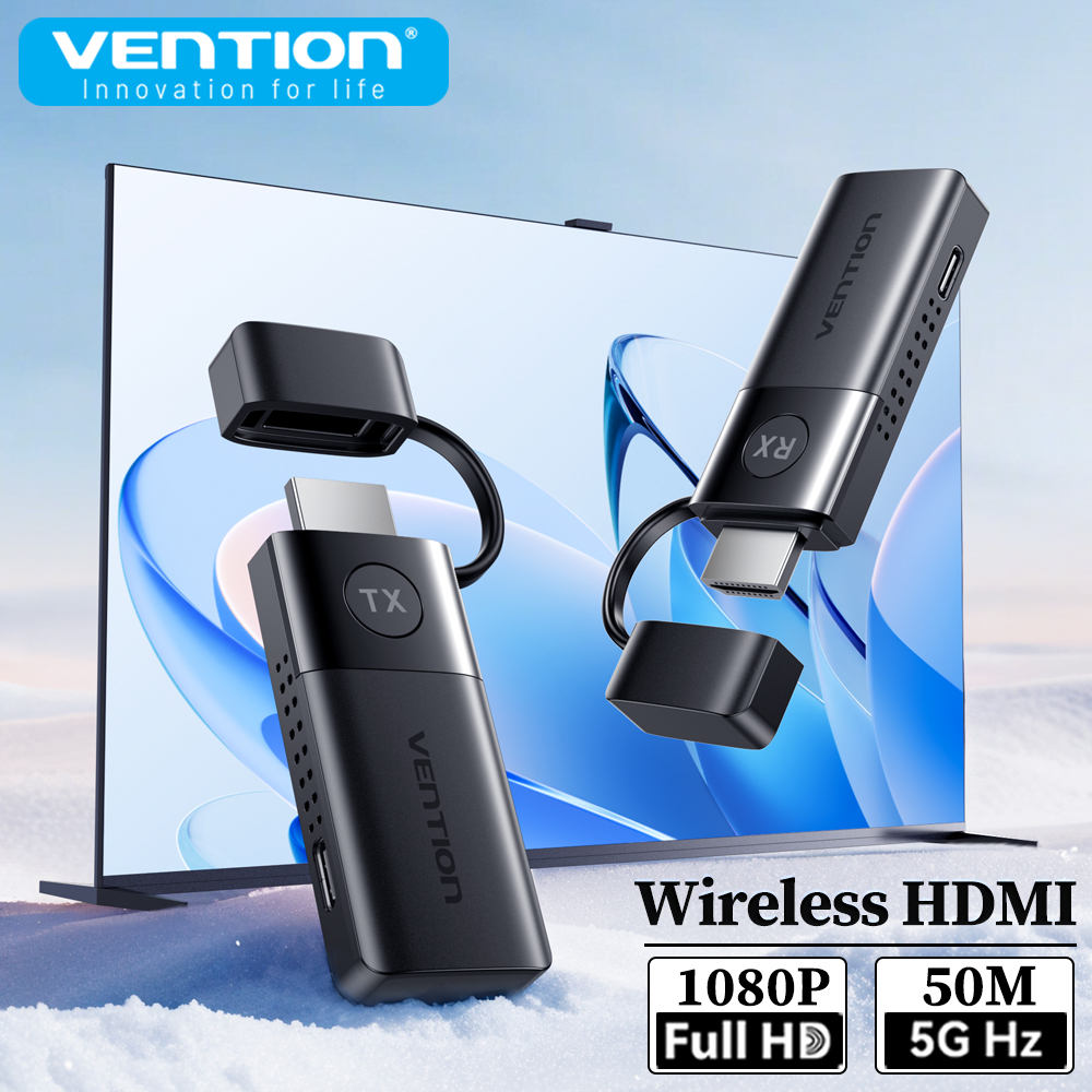 Home Cinema Wireless - Bezprzewodowy nadajnik i odbiornik HDMI Vention